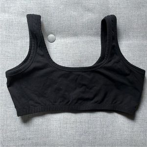 NWOT ARQ Wide Strap Bra - Black